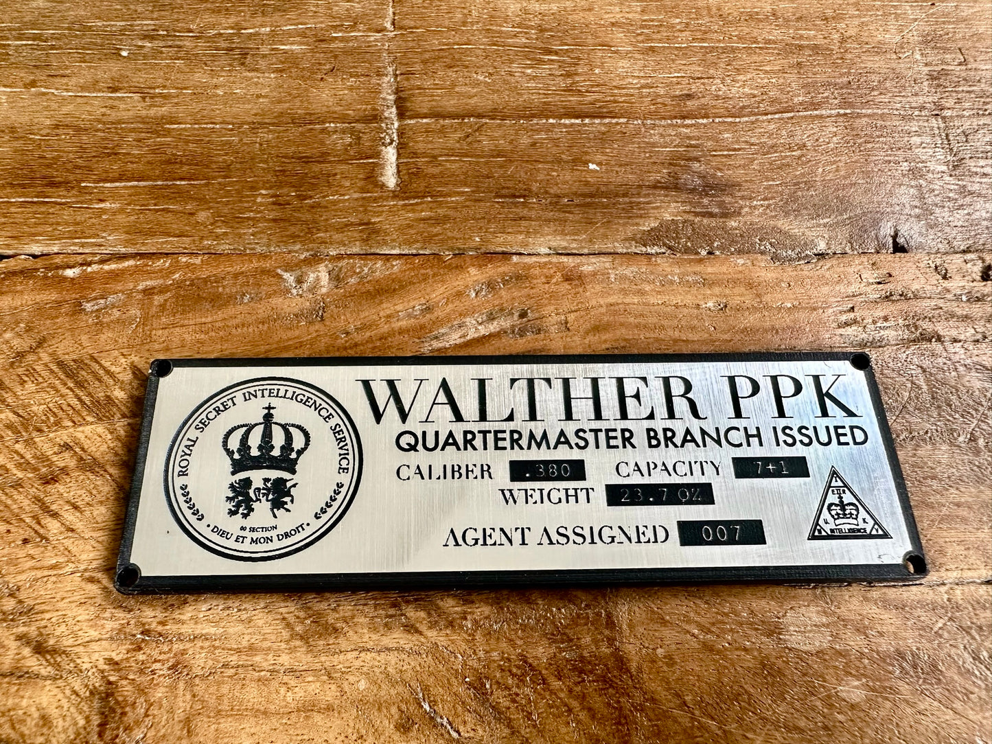 Walther PPK Plaque