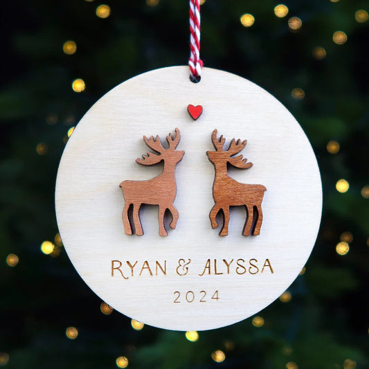 Custom Couple Ornament