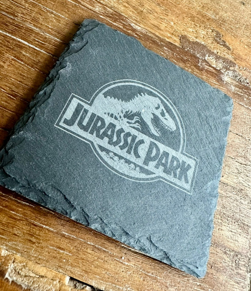 Jurassic Park Slate Coasters