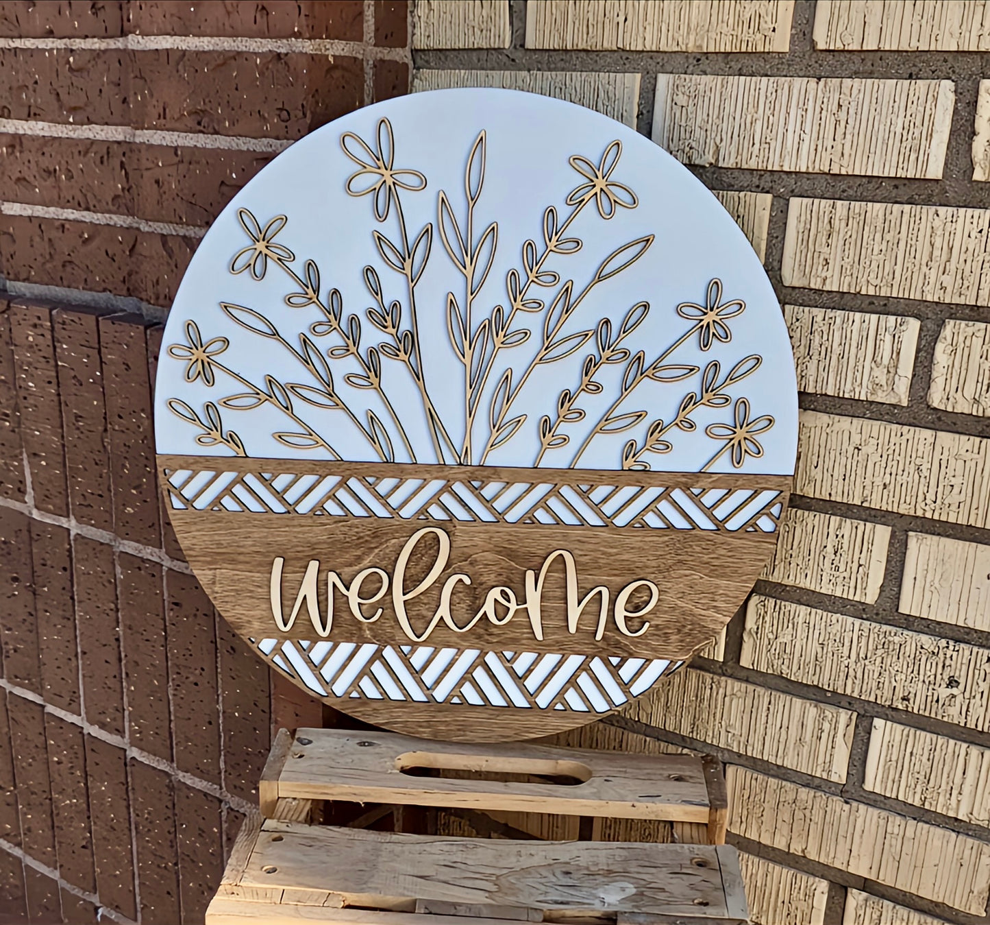 Welcome Door Hanger Sign