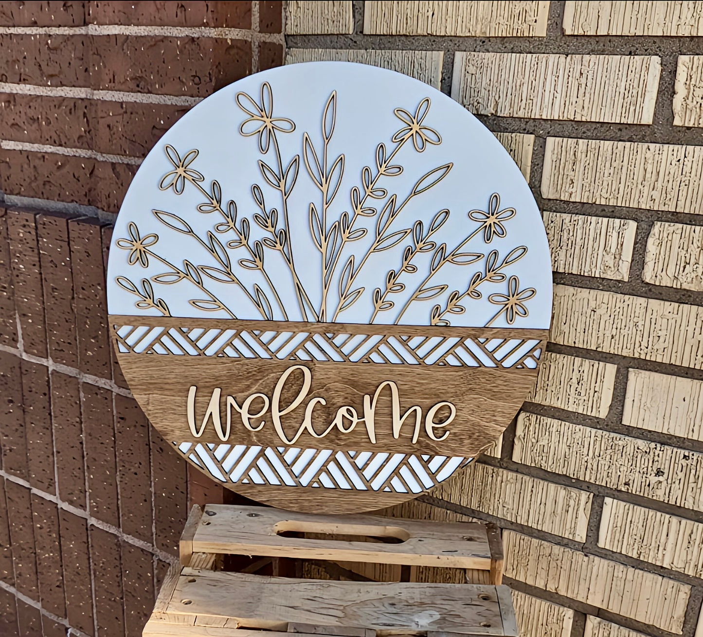 Welcome Door Hanger Sign