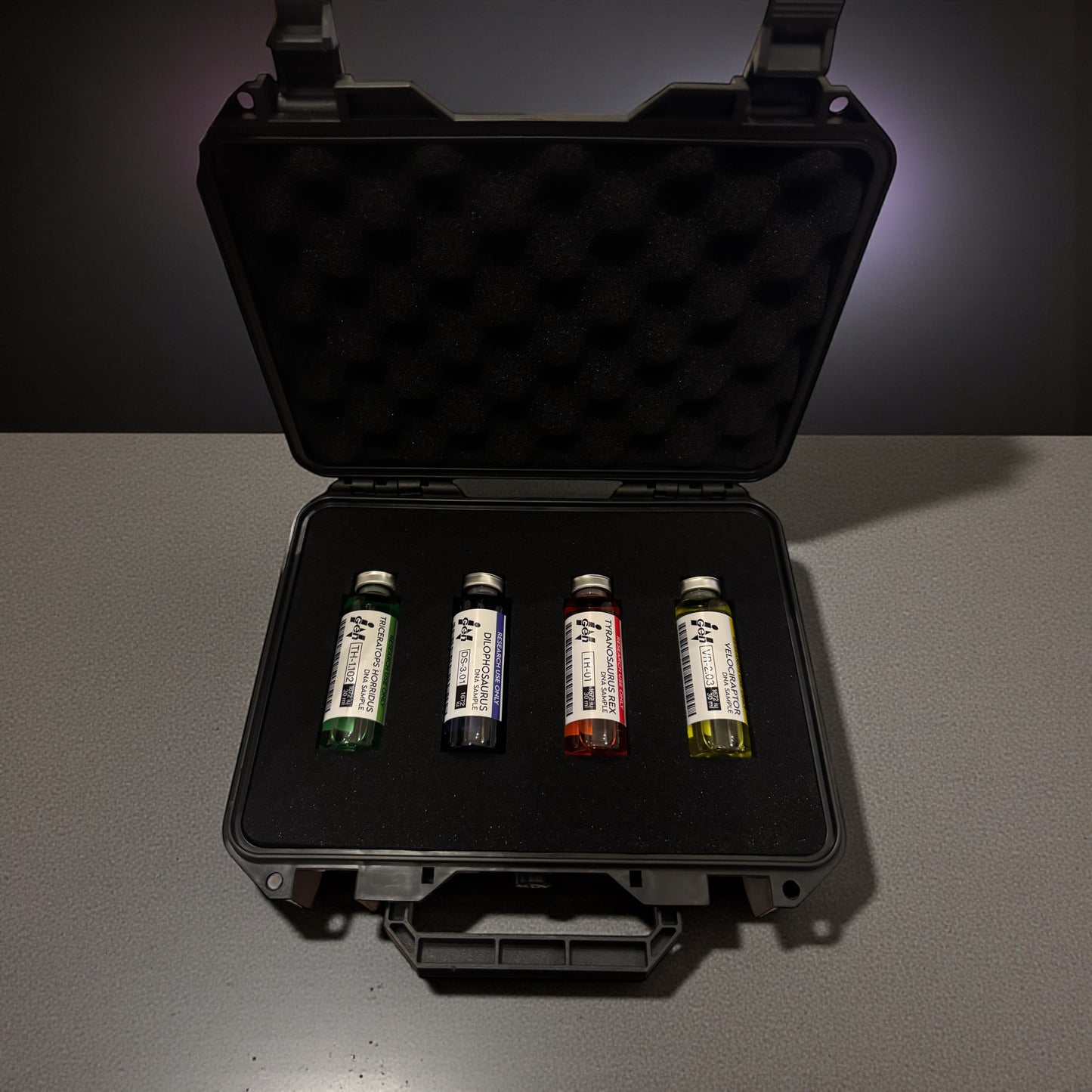 Jurassic Park DNA Vial Case