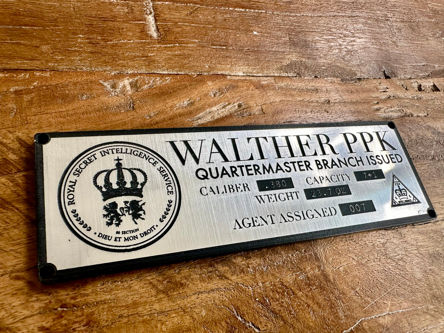 Walther PPK Plaque