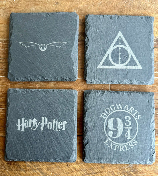Harry Potter Slate Coasters