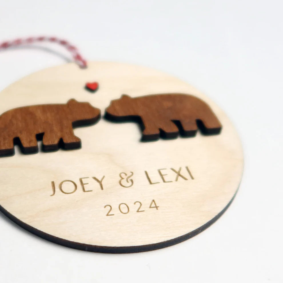 Custom Couple Ornament
