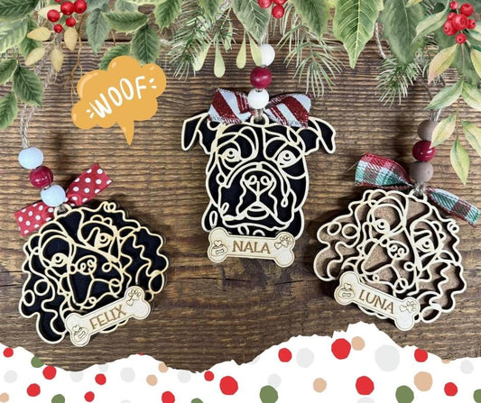 Custom Dog Ornament