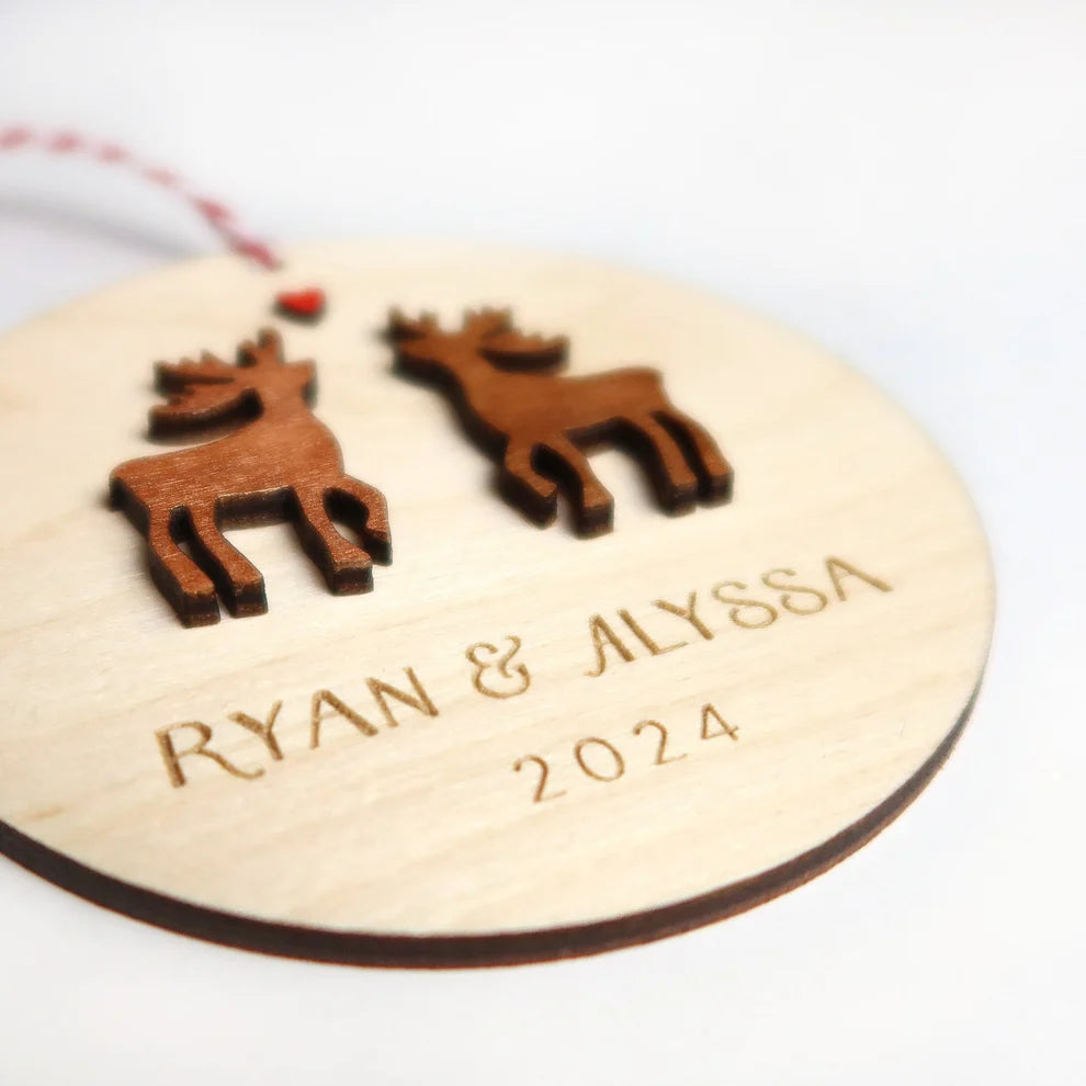 Custom Couple Ornament