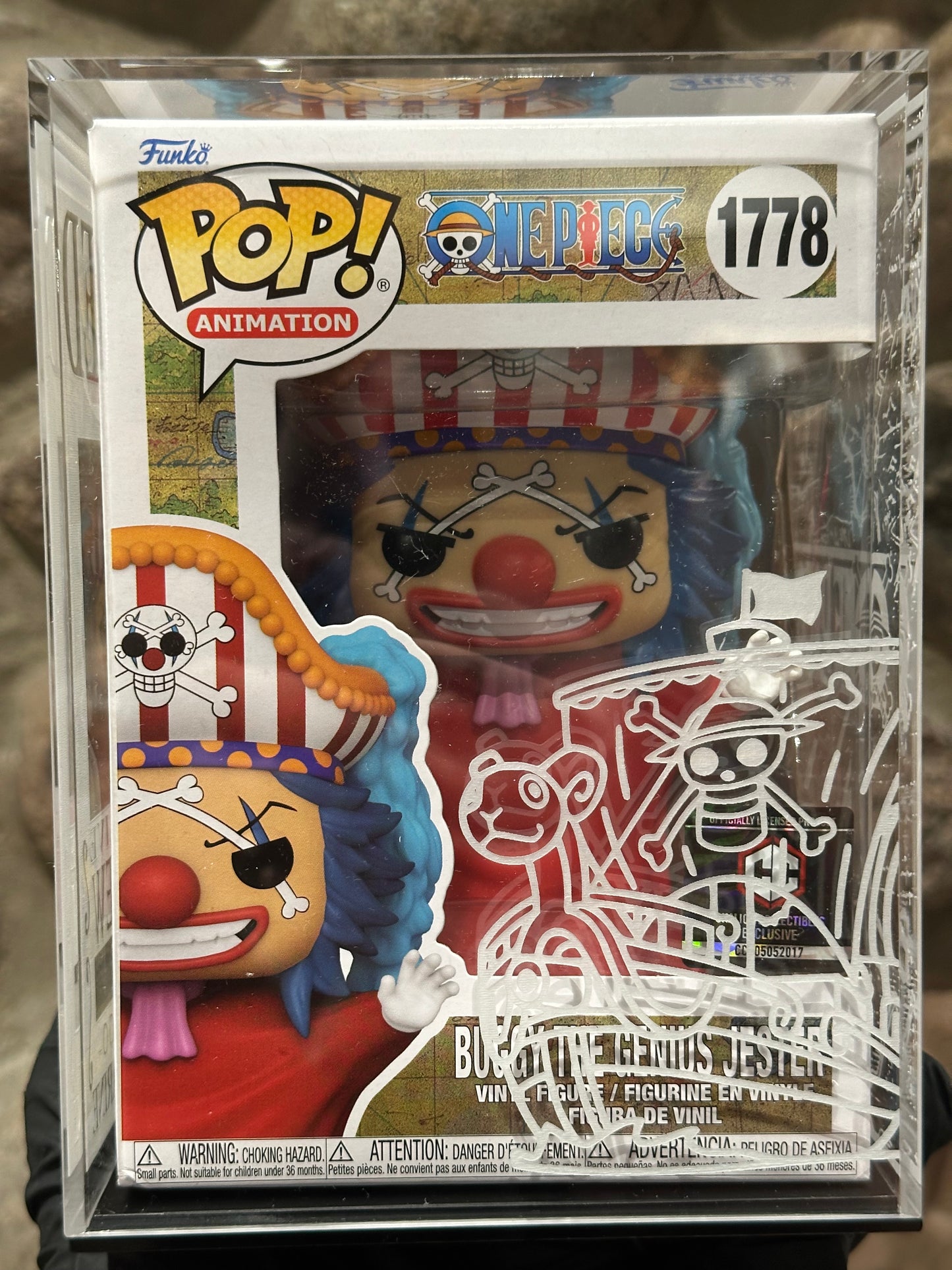 One Piece - Custom Engraved Funko Pop Hard Case