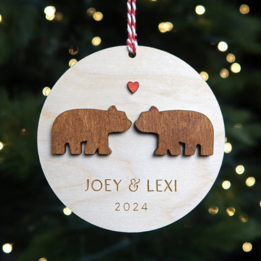 Custom Couple Ornament