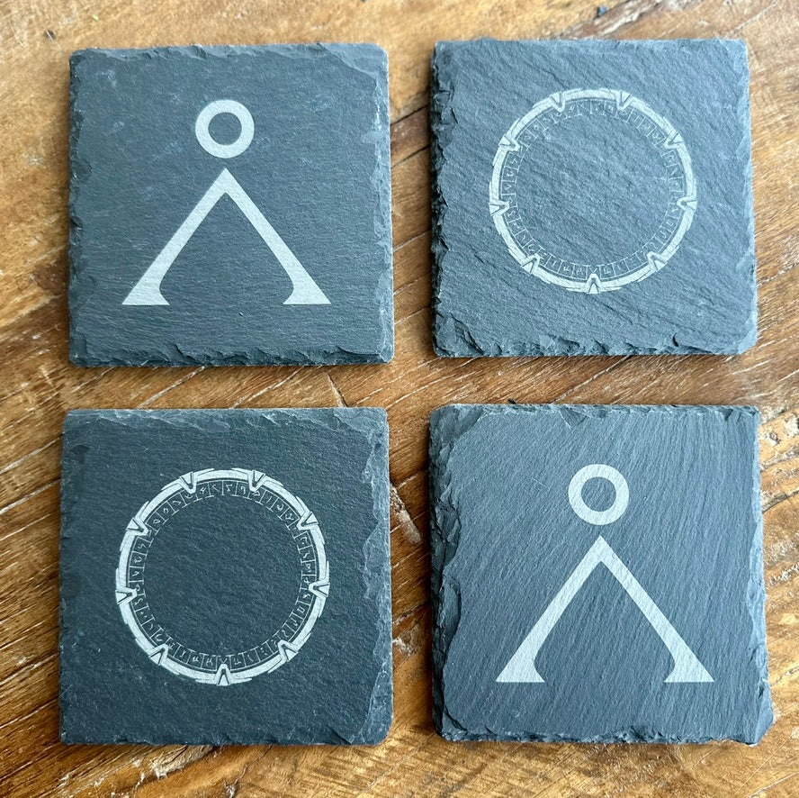 Stargate Slate Coasters
