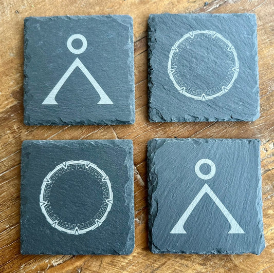 Stargate Slate Coasters
