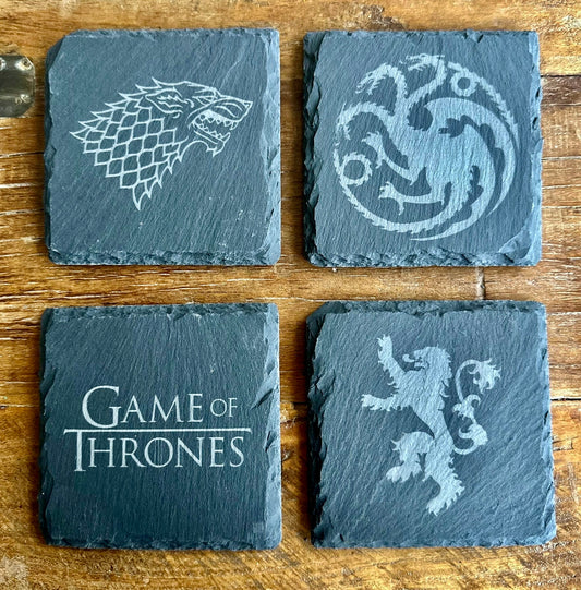 Game of Thrones Slate Coasters