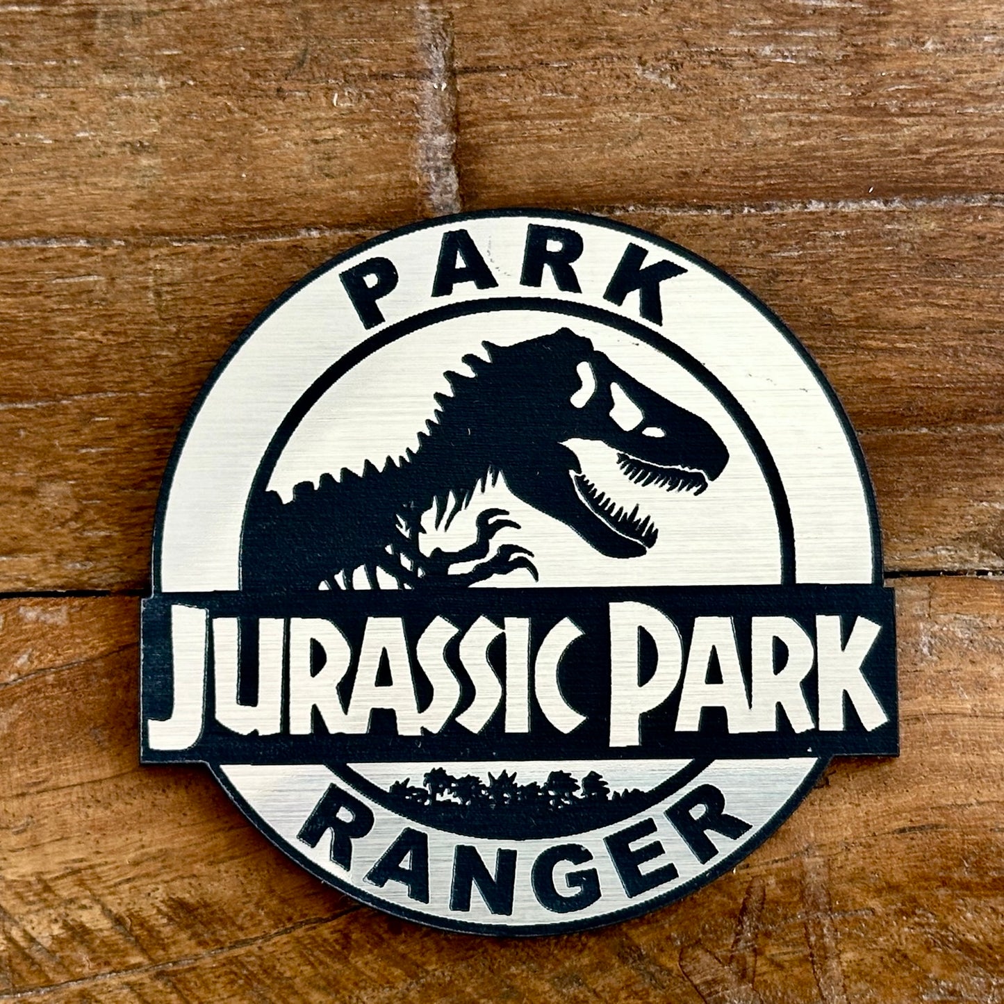 Jurassic Park Ranger Plaque