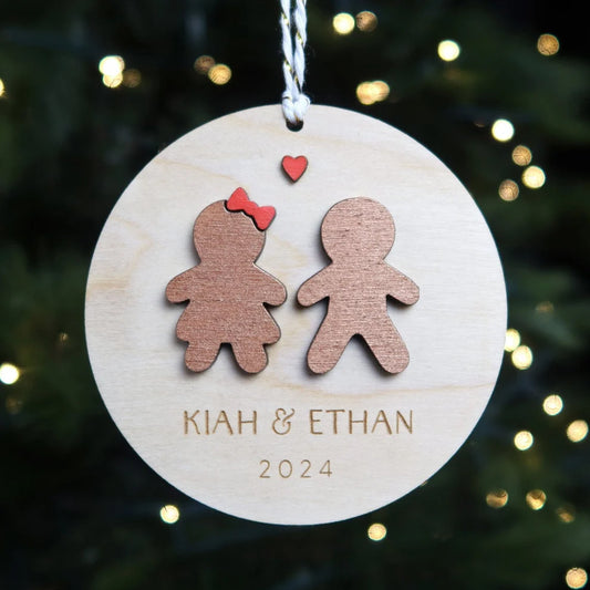 Custom Couple Ornament