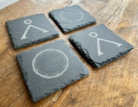 Stargate Slate Coasters