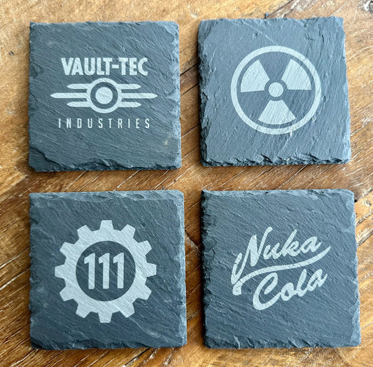 Fall Out Slate Coasters