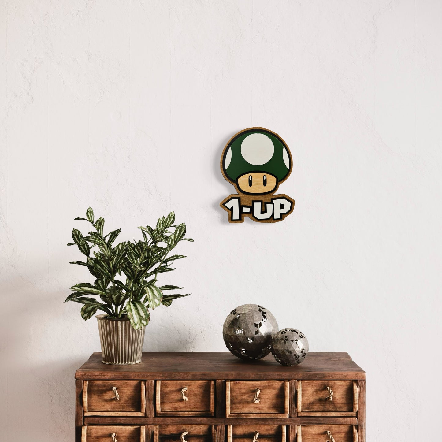 Mario - 1UP Wall Art