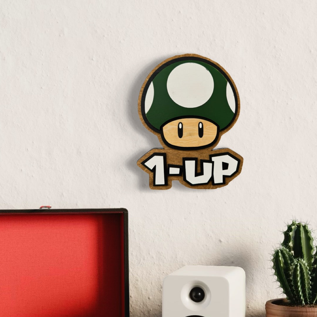 Mario - 1UP Wall Art