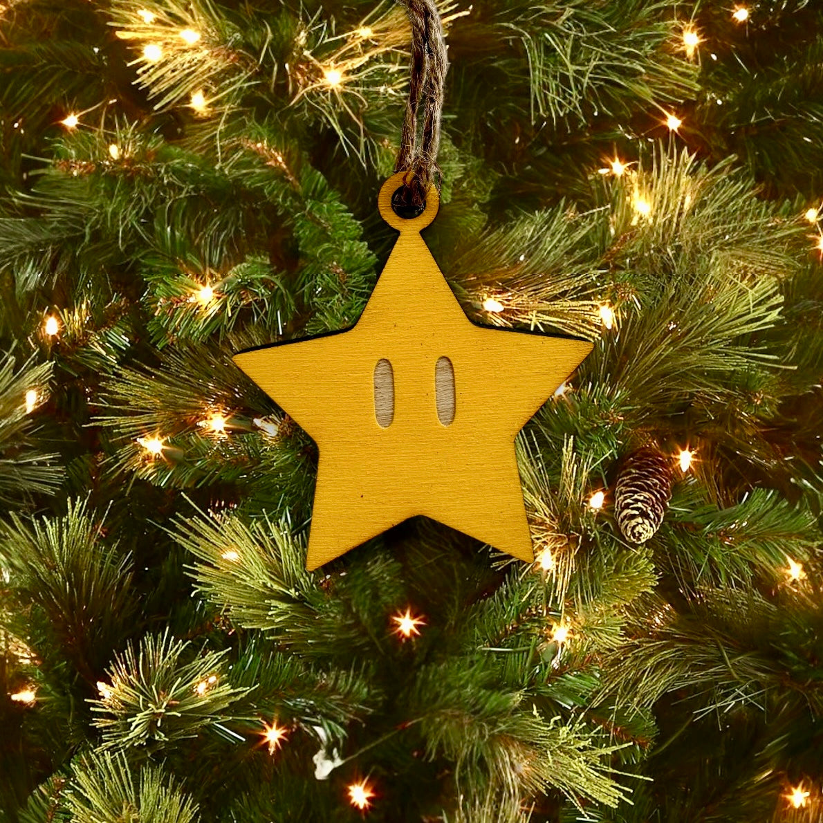 Super Mario Super Star Ornament
