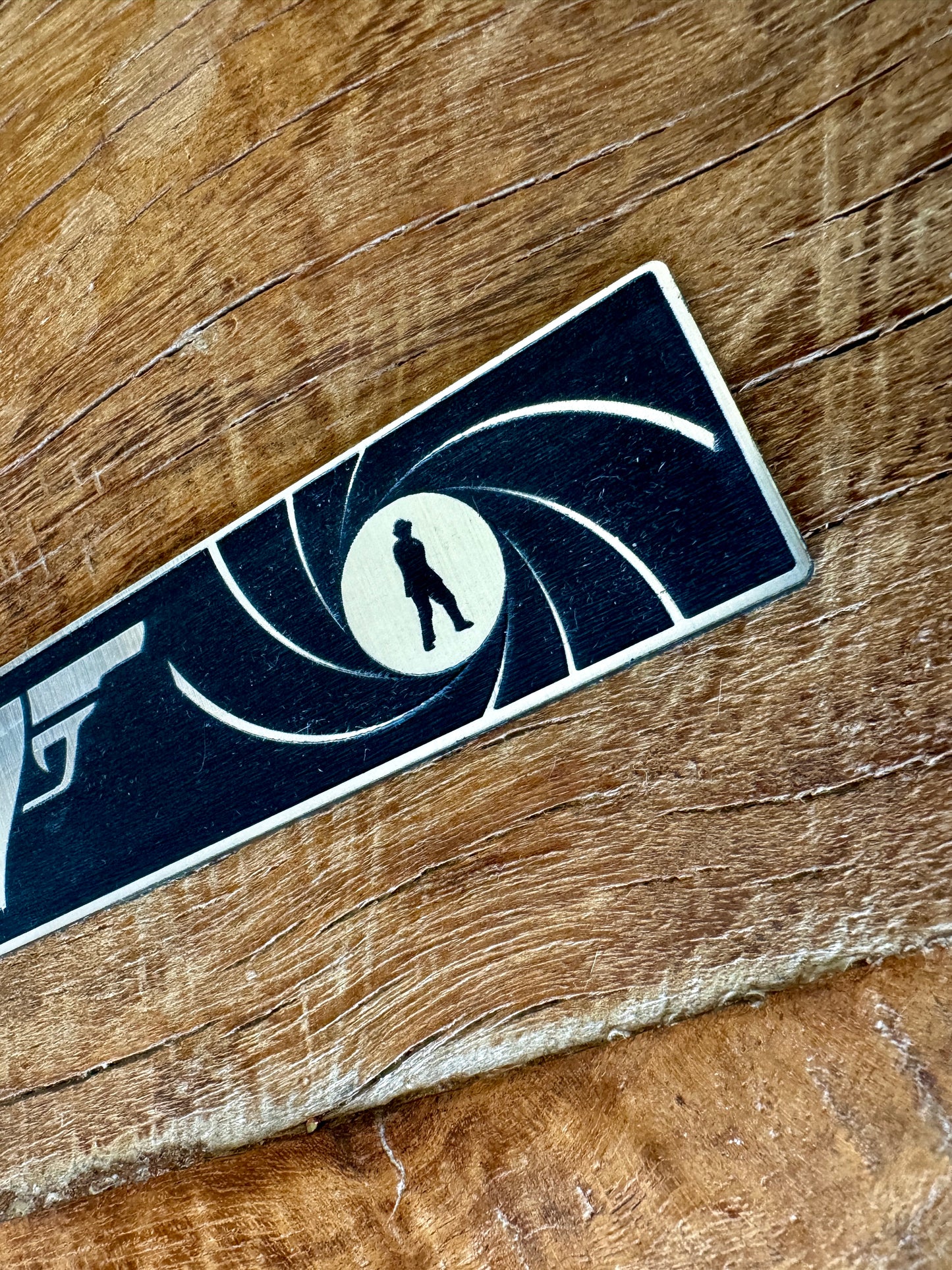 James Bond Plaque