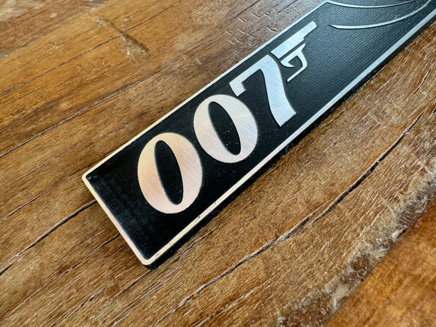 James Bond Plaque
