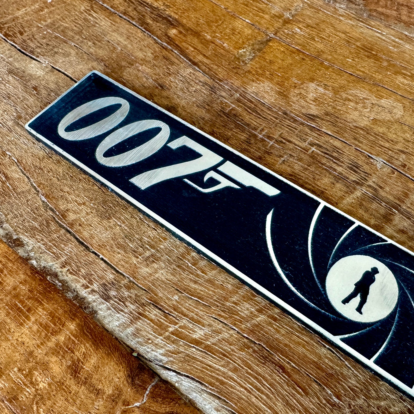 James Bond Plaque