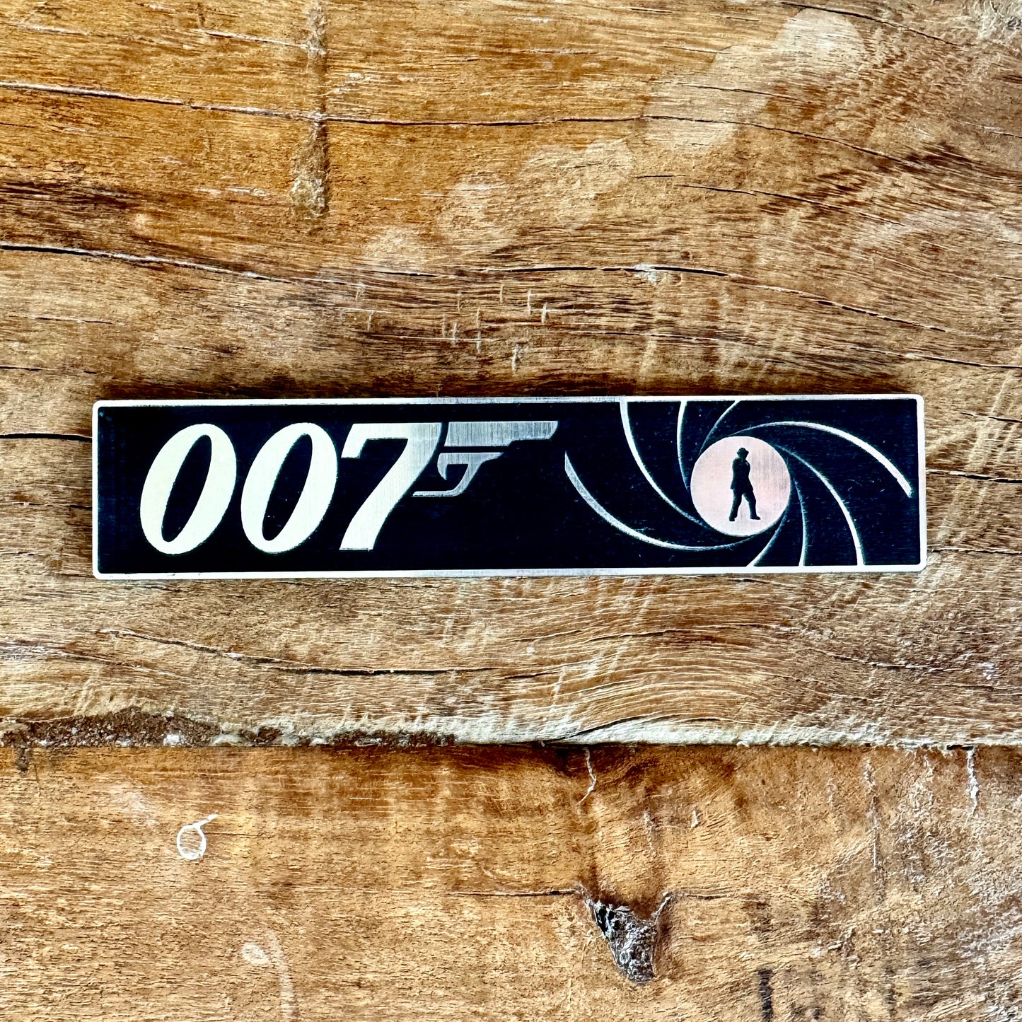 James Bond Plaque
