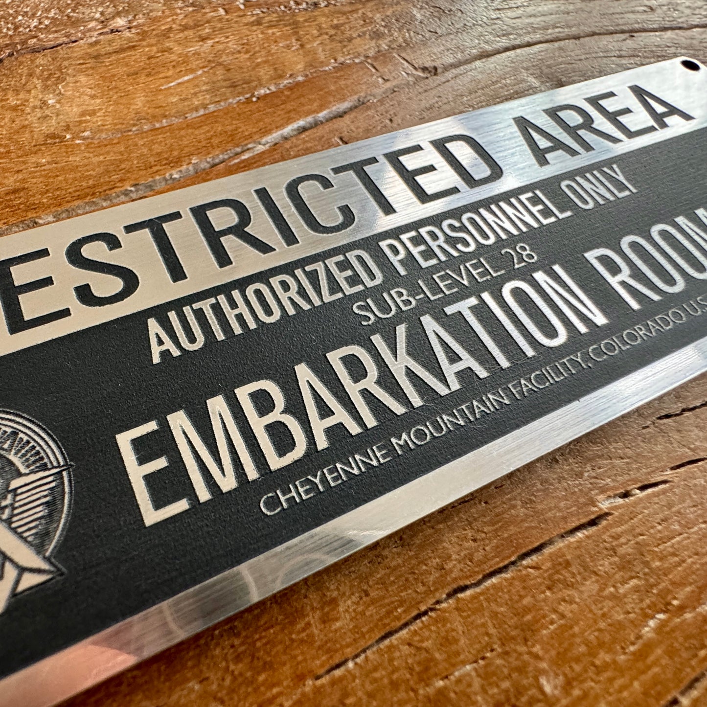 Stargate Restricted Area Plaque