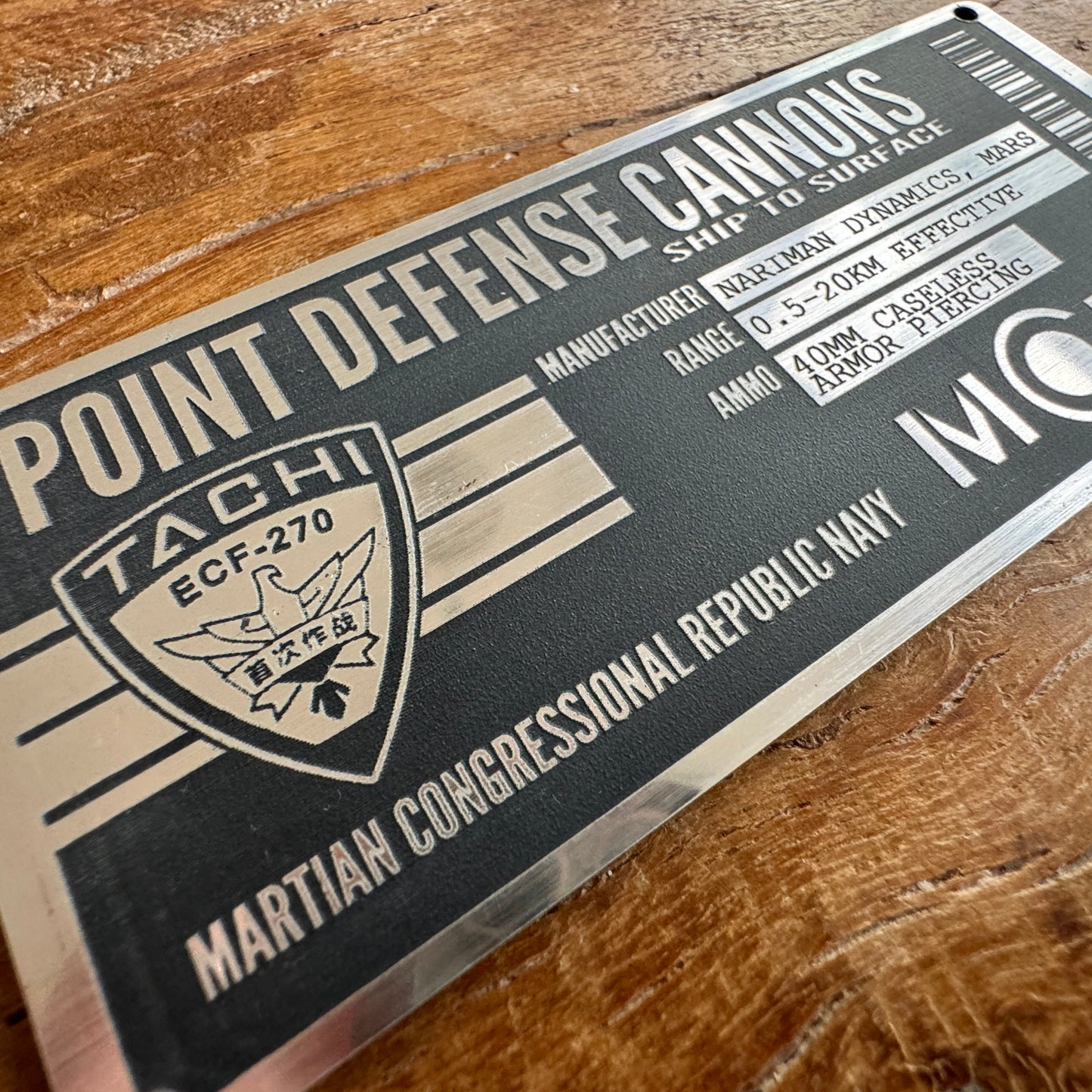 The Expense - Point Defense Cannons Plaque