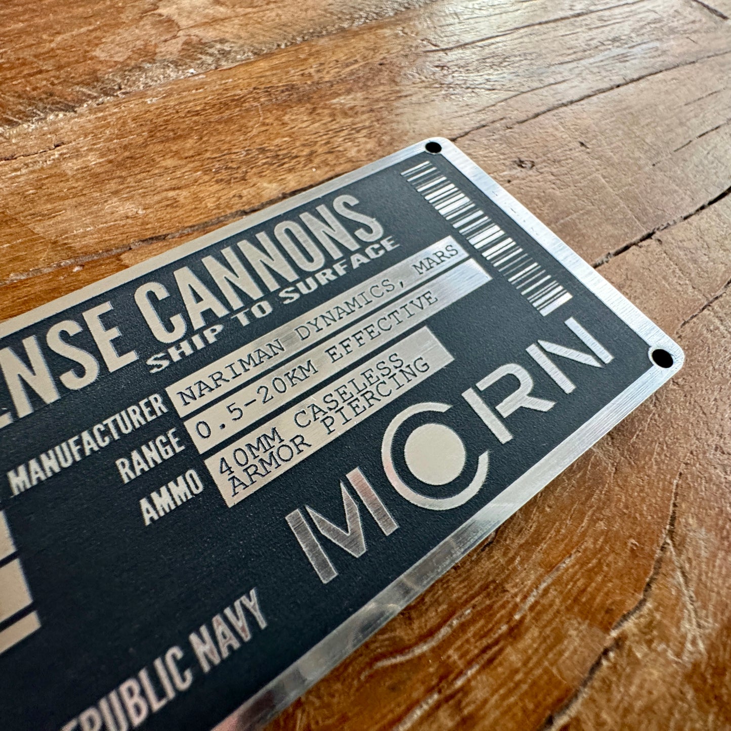 The Expense - Point Defense Cannons Plaque
