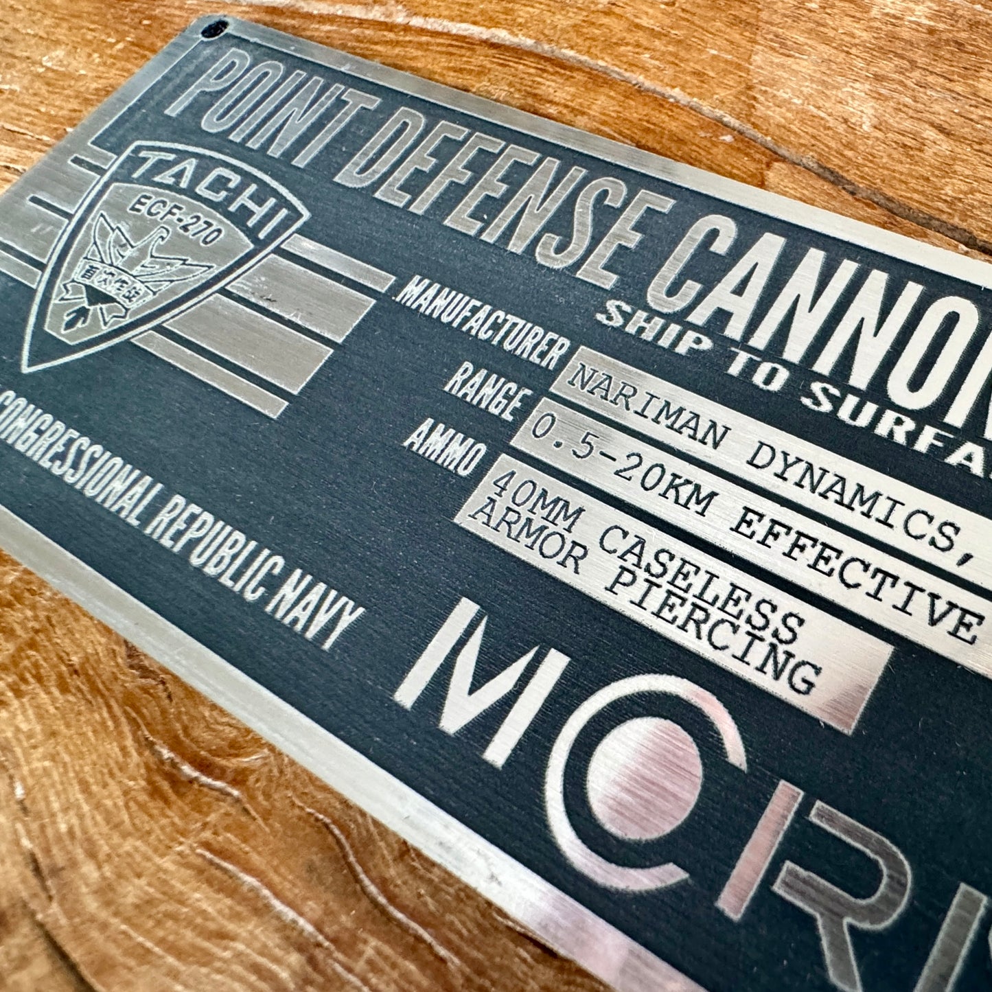 The Expense - Point Defense Cannons Plaque