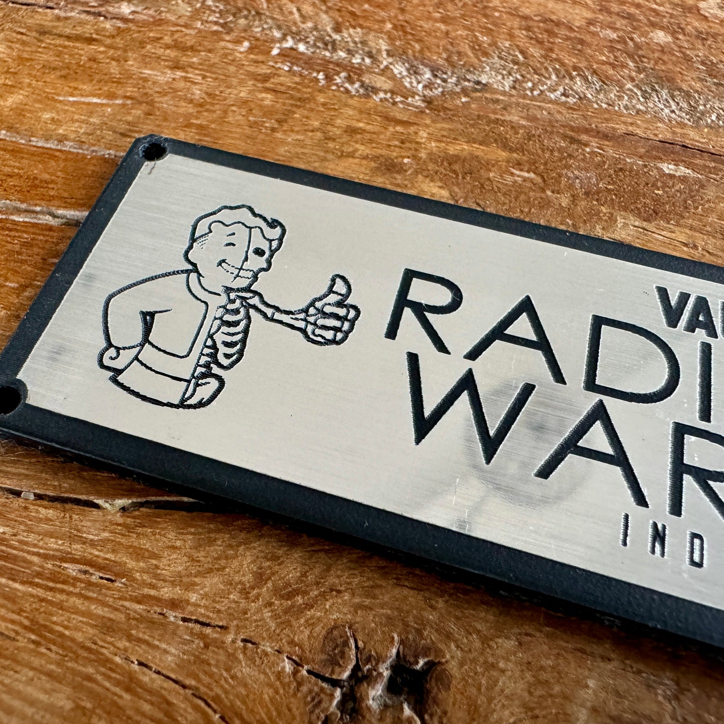 Fallout - Radiation Warning Plaque