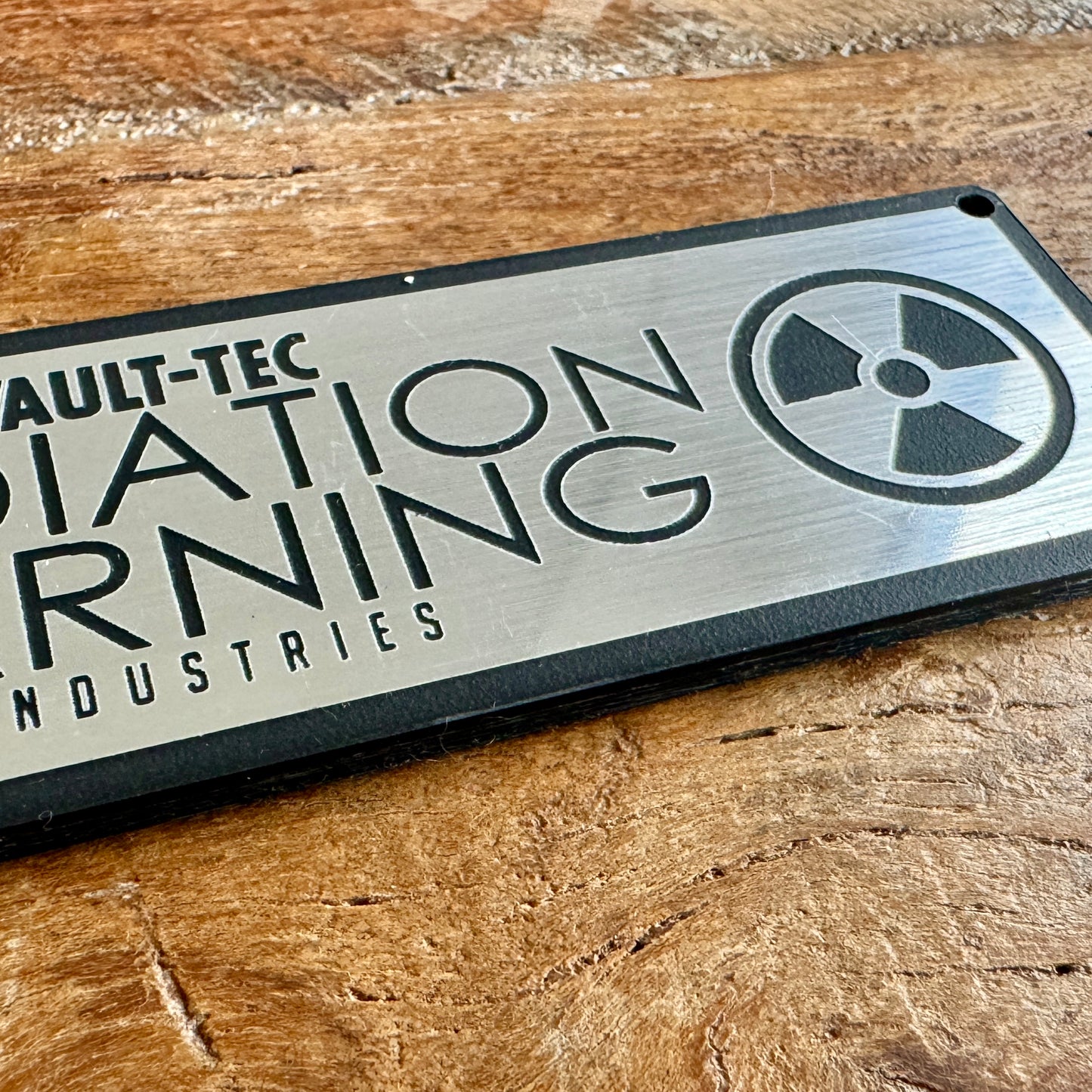 Fallout - Radiation Warning Plaque