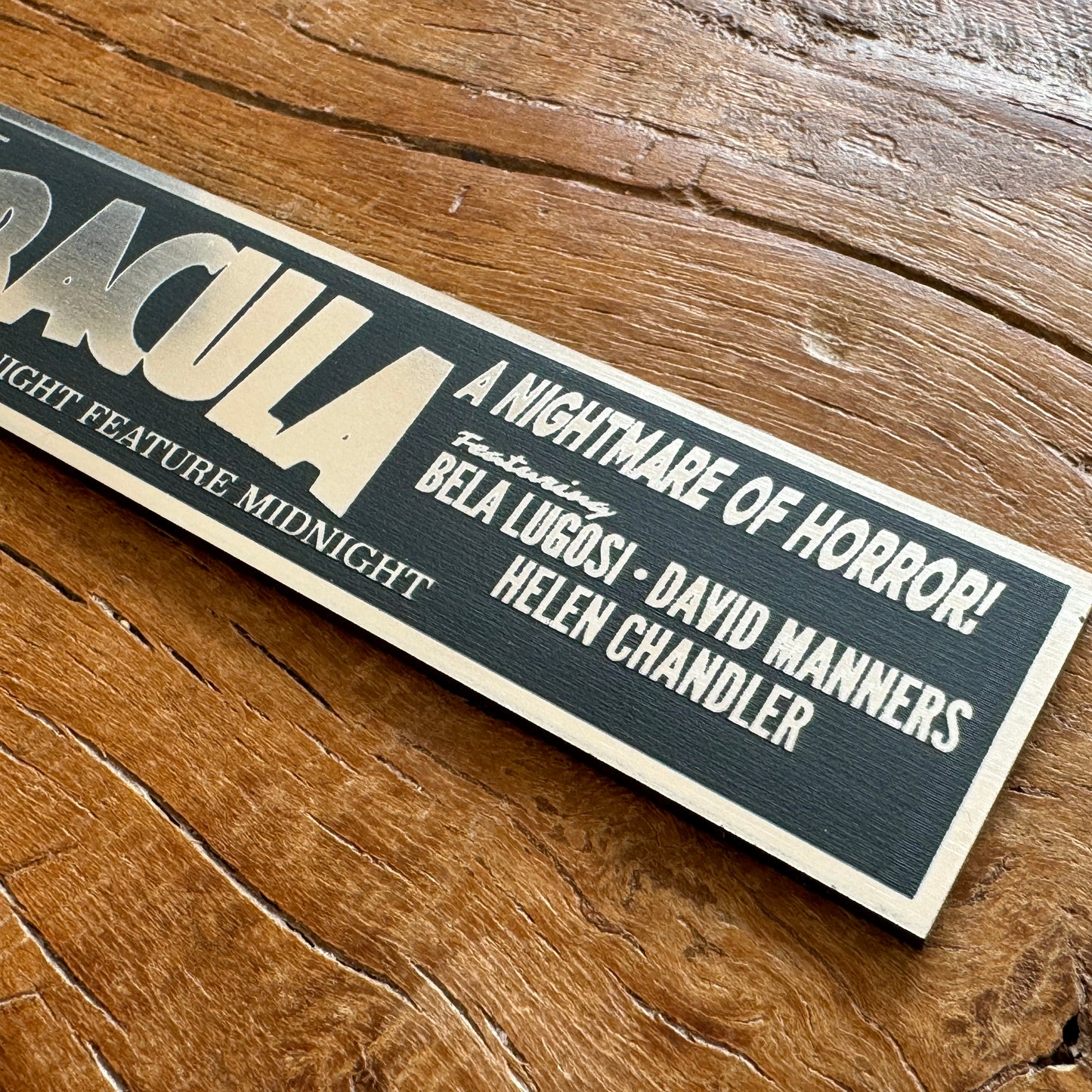 Dracula Plaque