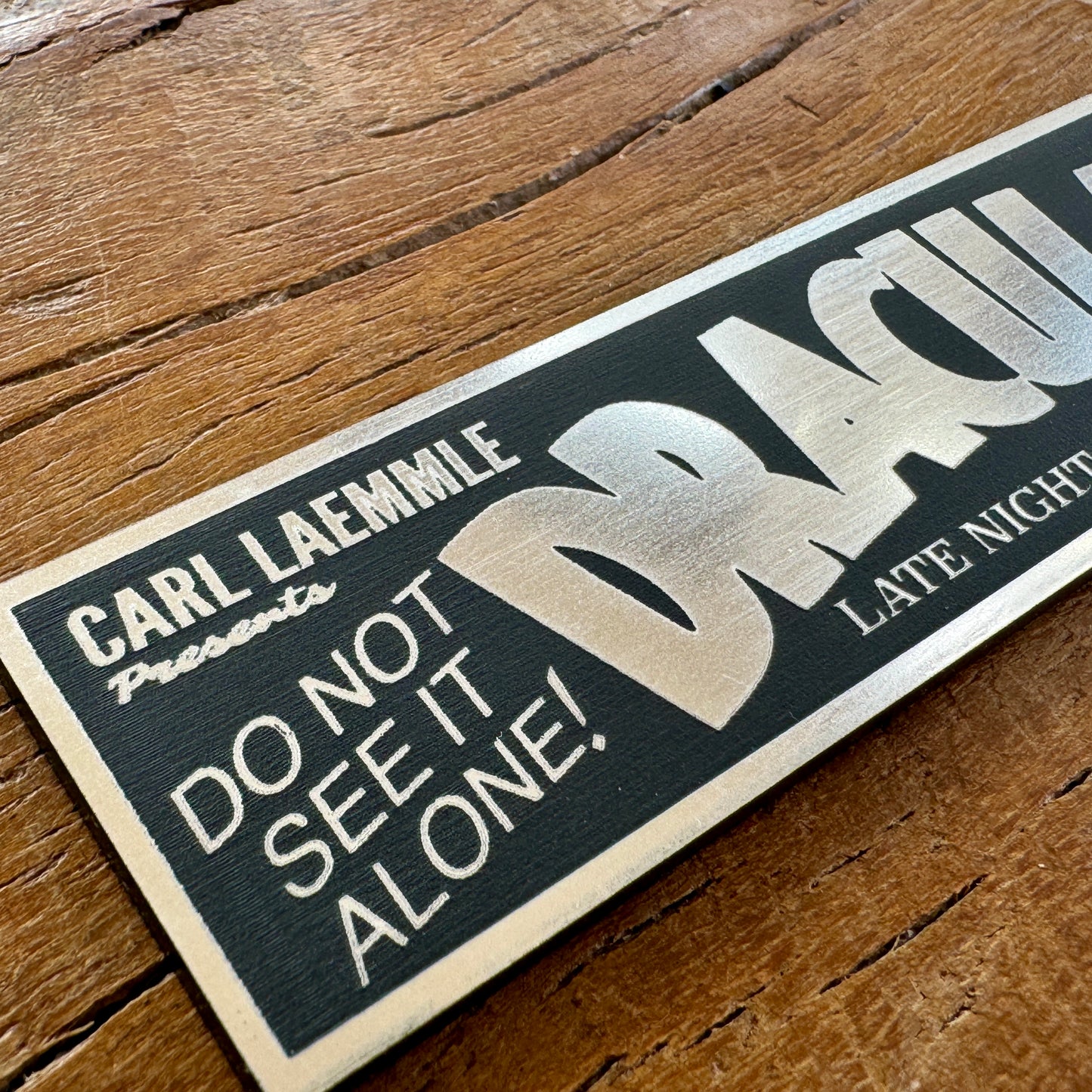 Dracula Plaque