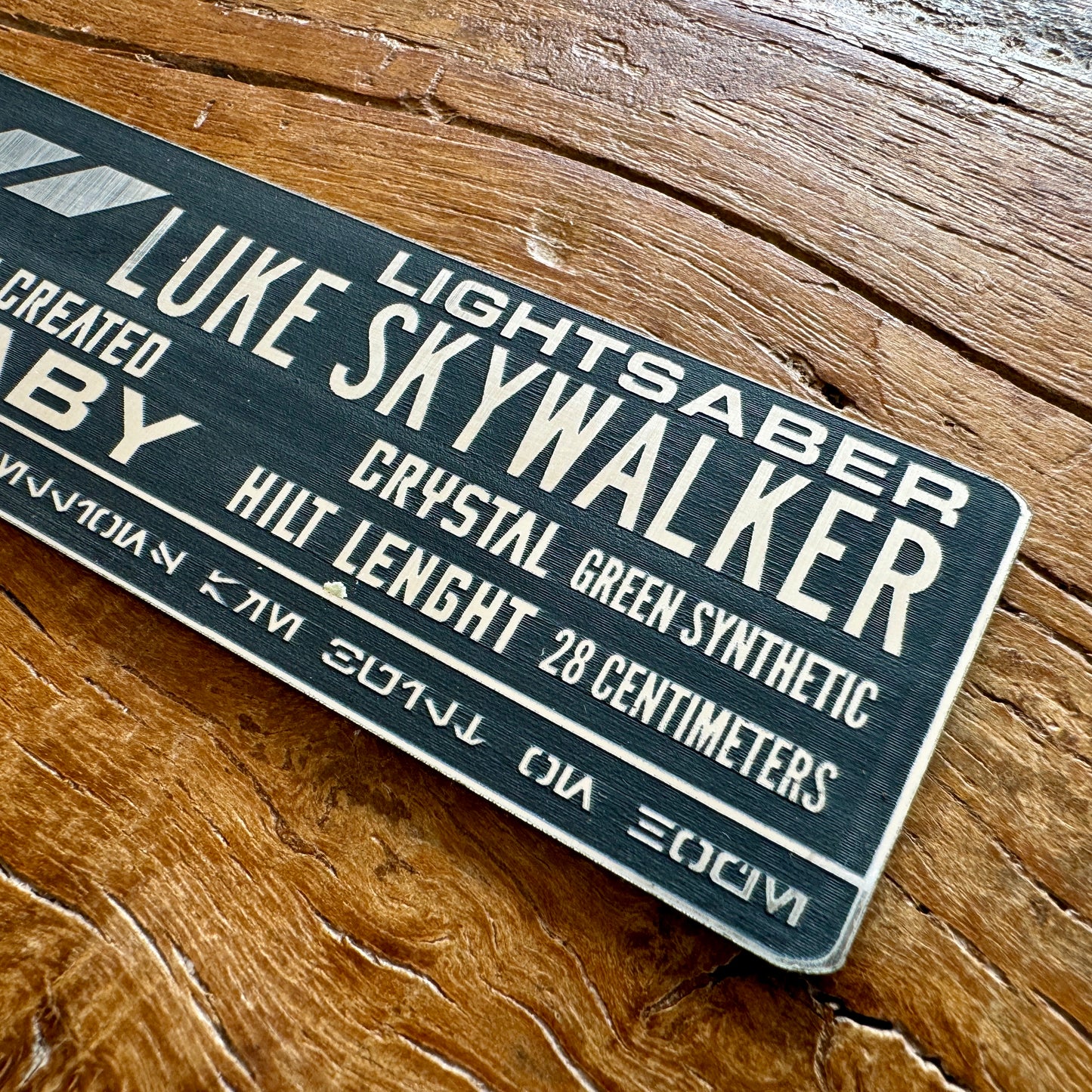 Star Wars - Luke Skywalker Plaque