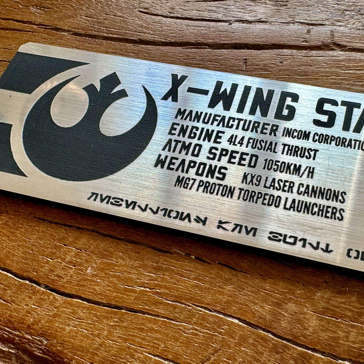 Star Wars - X Wing Plaque