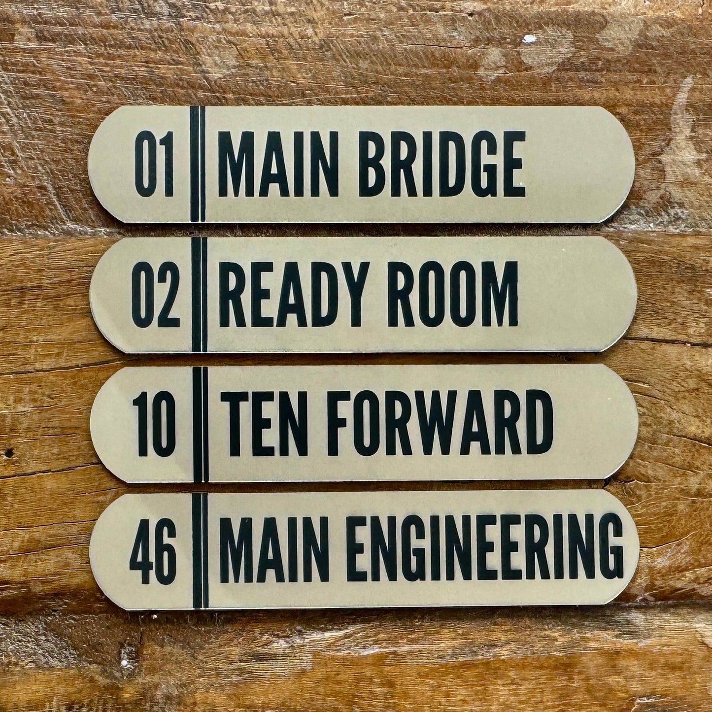 Star Trek Plaques