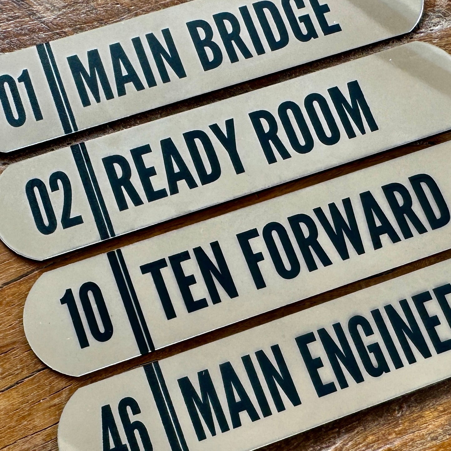 Star Trek Plaques