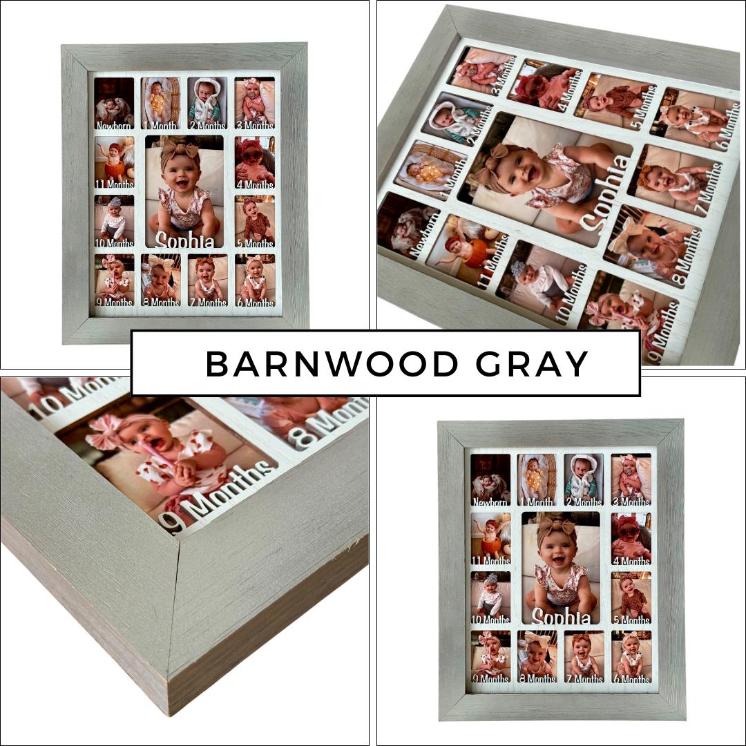 Personalized Baby’s First Year Collage Frame