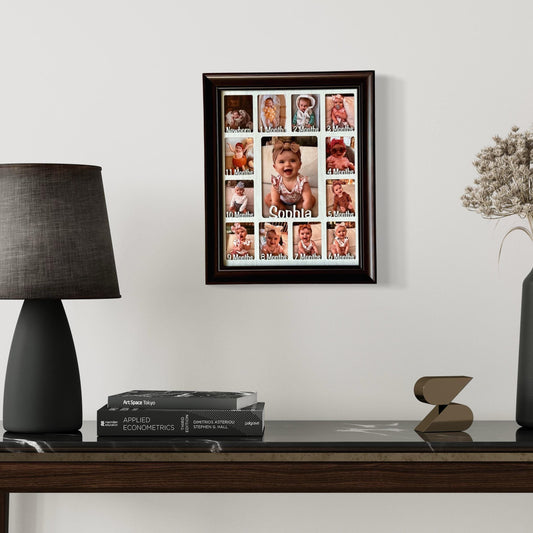 Personalized Baby’s First Year Collage Frame