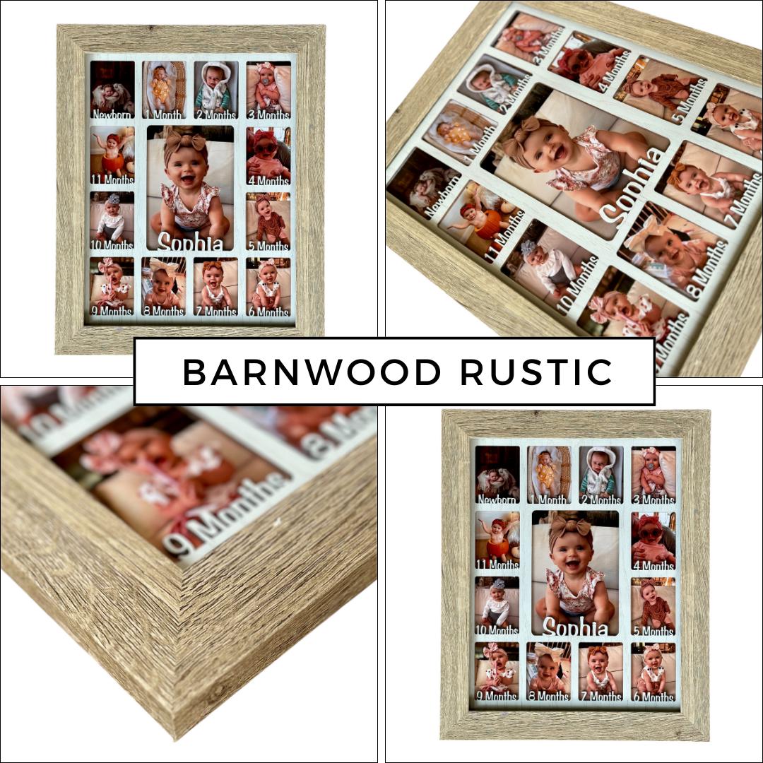 Personalized Baby’s First Year Collage Frame