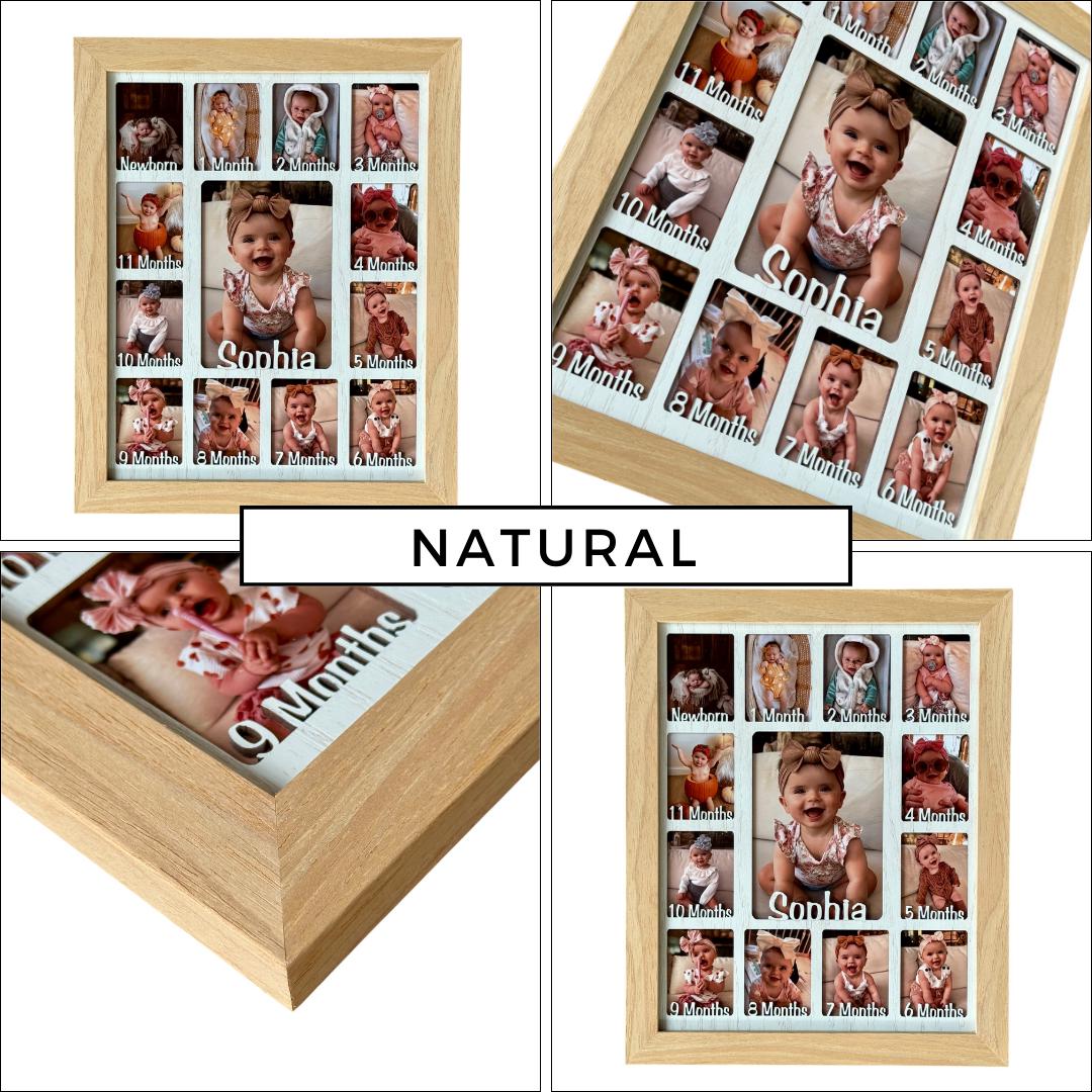 Personalized Baby’s First Year Collage Frame