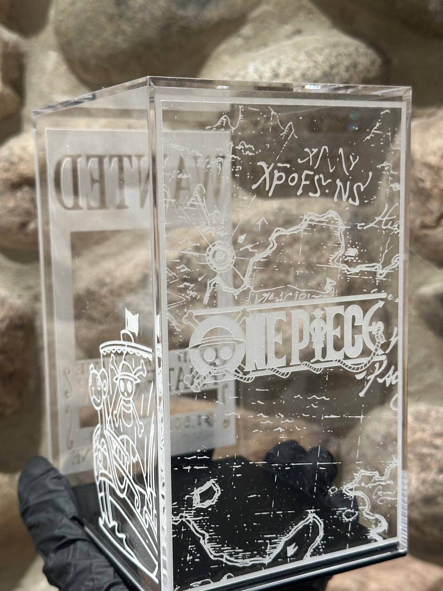 One Piece - Custom Engraved Funko Pop Hard Case