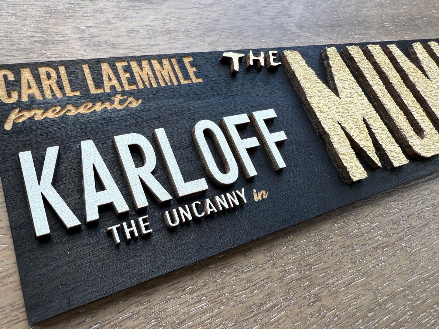 The Mummy Marquee Sign