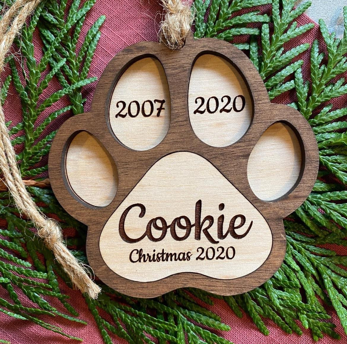 Custom Dog Ornament