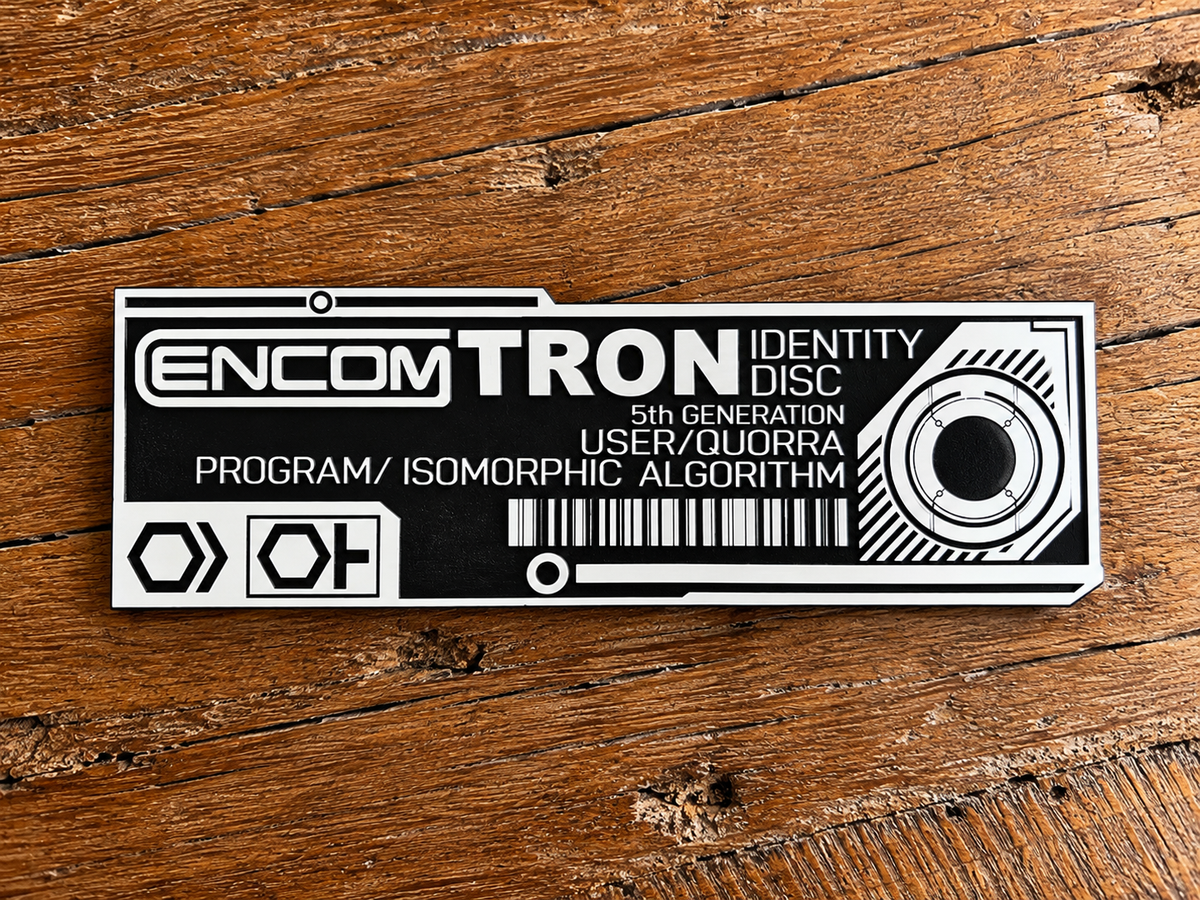 Tron Identity Disk Plaque