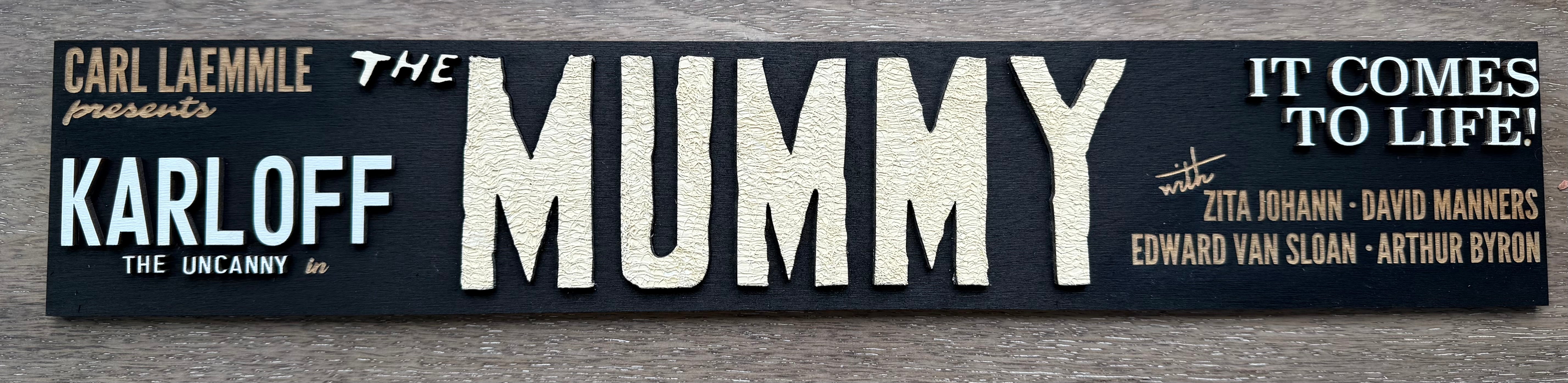 The Mummy Marquee Sign – Under The Covers Custom Crafts & Collectibles