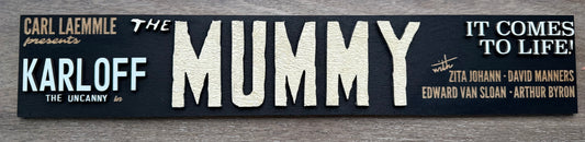 The Mummy Marquee Sign