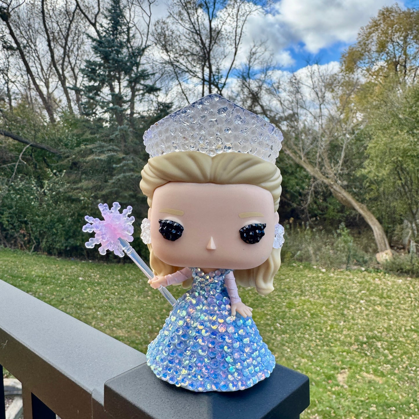 Wicked Glenda in Blue Gown